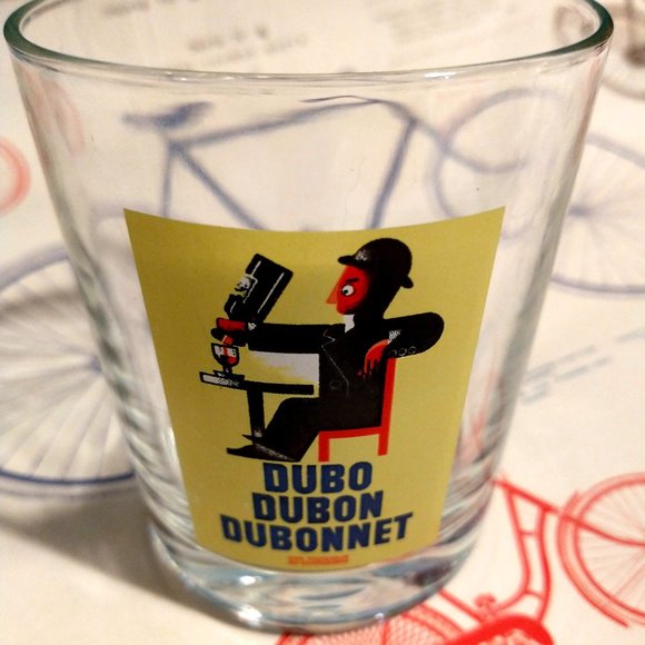Dubo Dubon Dubonnet Glass Tumbler - Numbered - Picture 1 of 2
